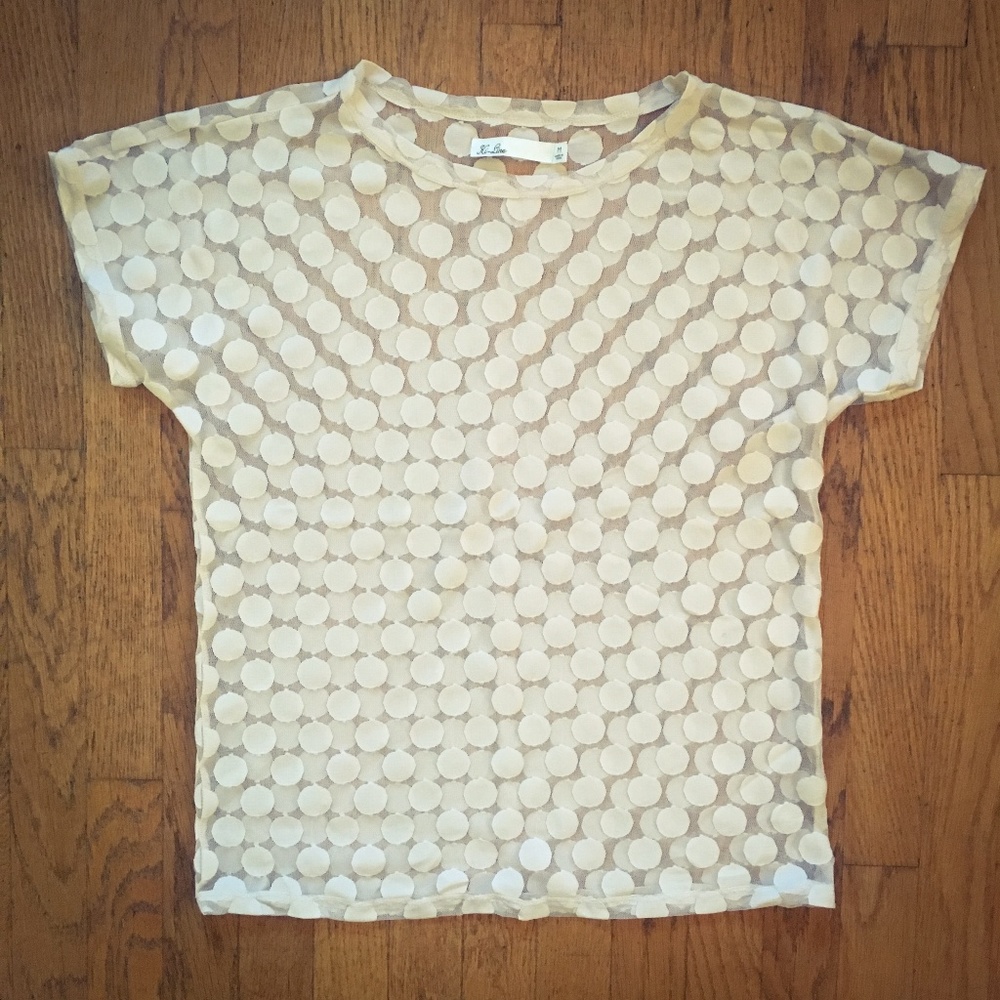 Madewell Ki-Line White Lace Top